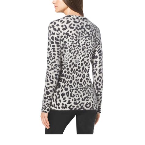 michael kors leopard sweater|Michael Kors sweater women's.